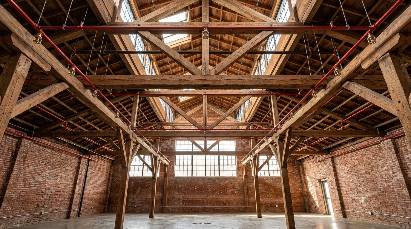 Fire sprinkler piping and heads installed in a commercial ceiling, illustrating sprinkler work for Sacramento, CA